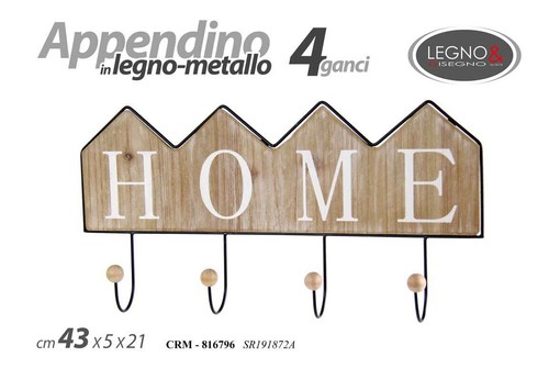 Appendino appendiabiti parete - appendiabiti,